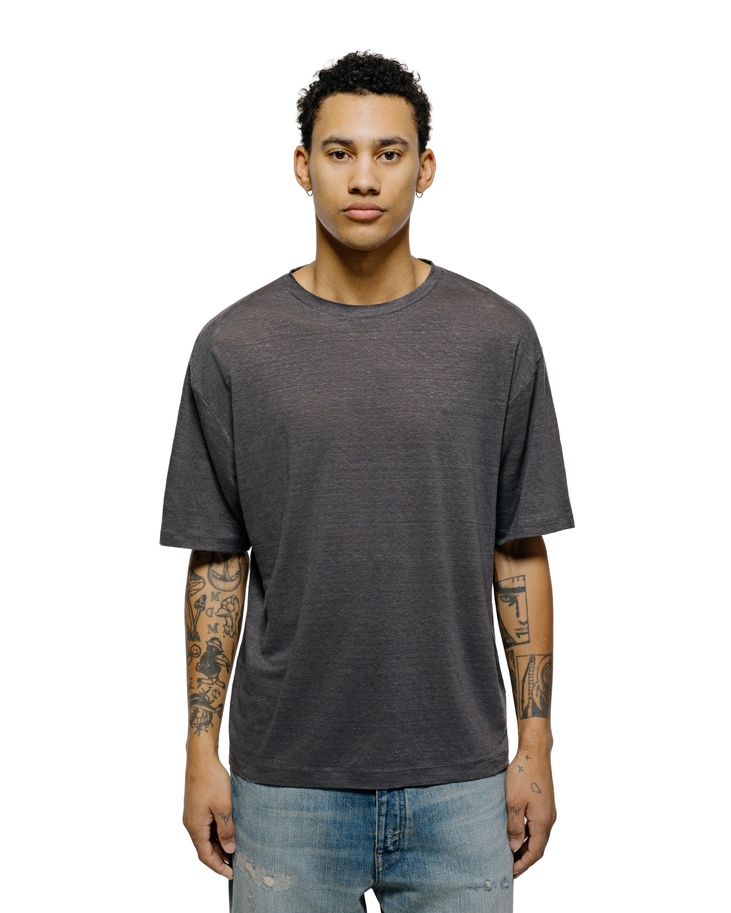 lost & found Batoner Batoner Normandy Linen T-Shirt Gray