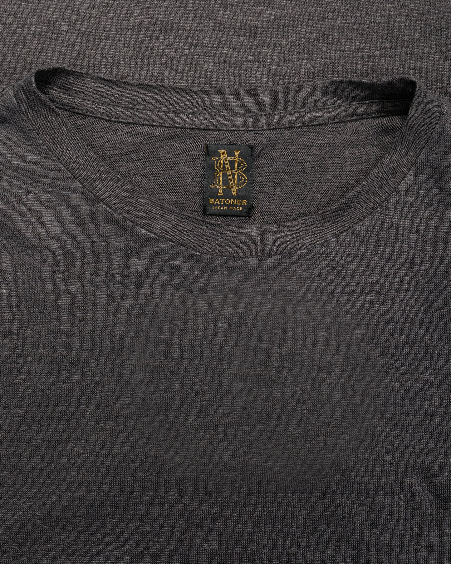 lost & found Batoner Batoner Normandy Linen T-Shirt Gray