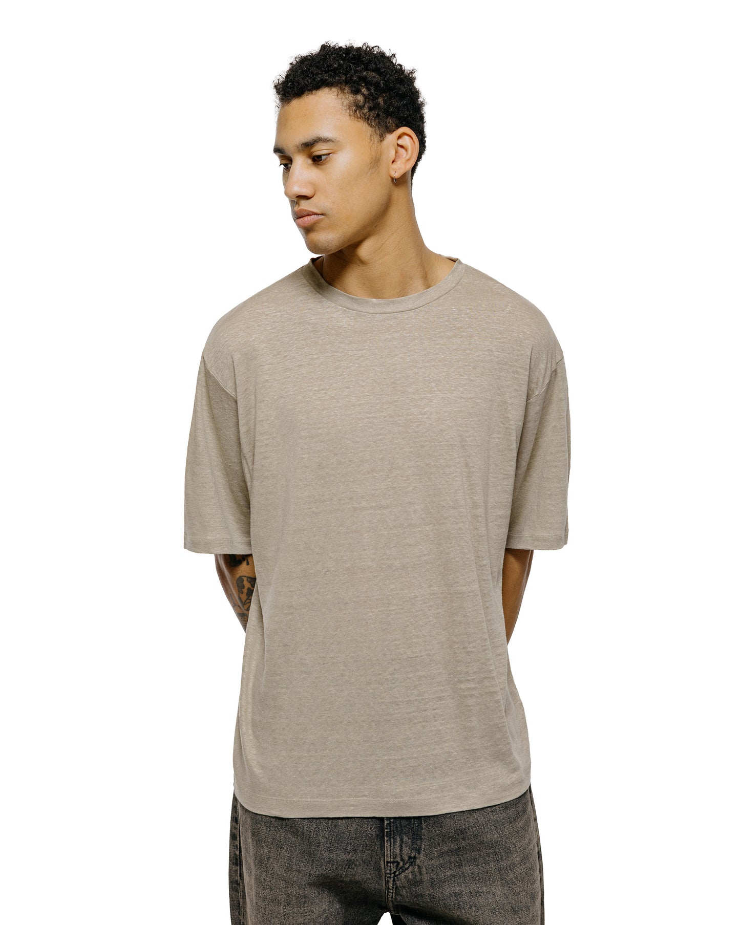 lost & found Batoner Batoner Normandy Linen T-Shirt Taupe