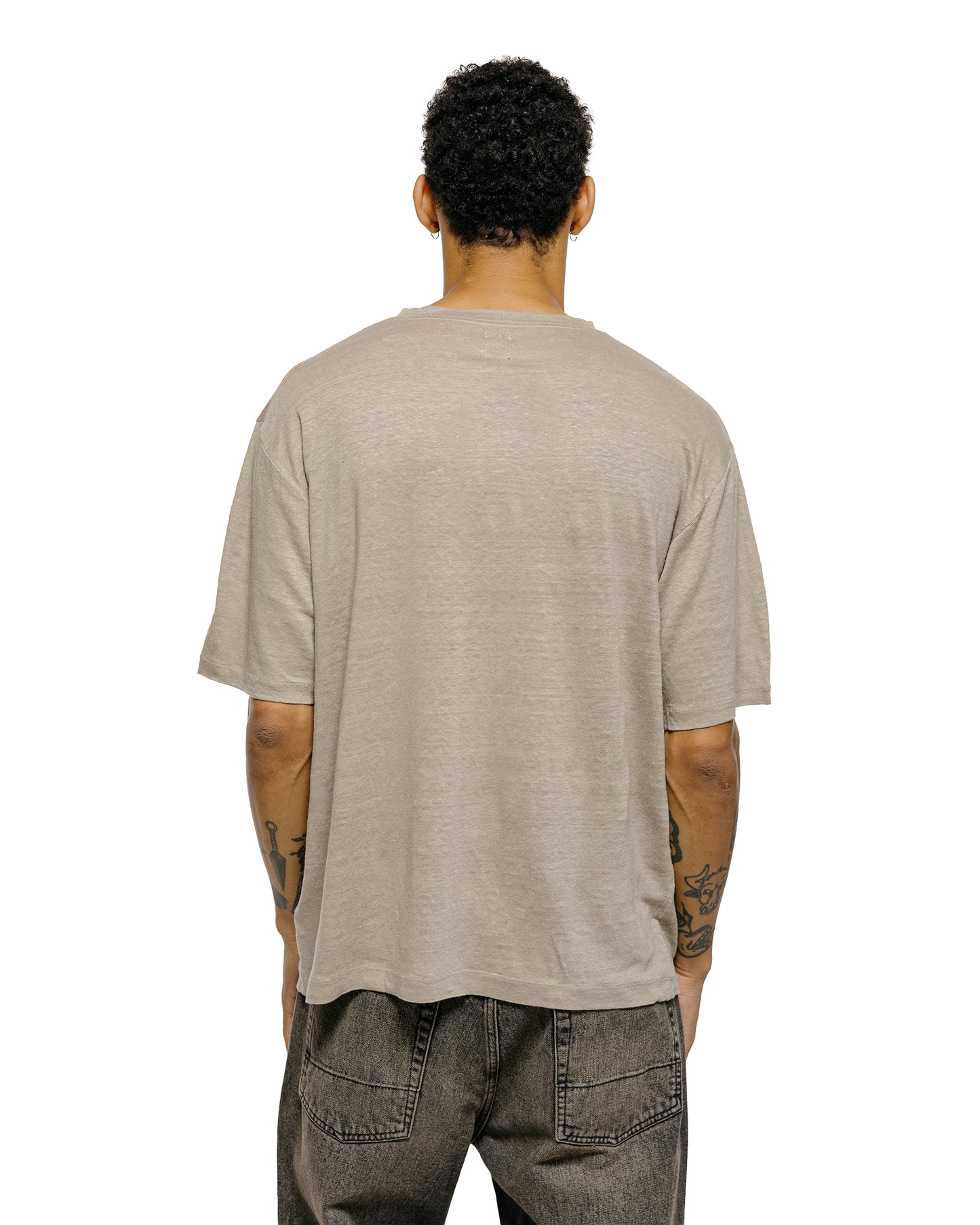 lost & found Batoner Batoner Normandy Linen T-Shirt Taupe