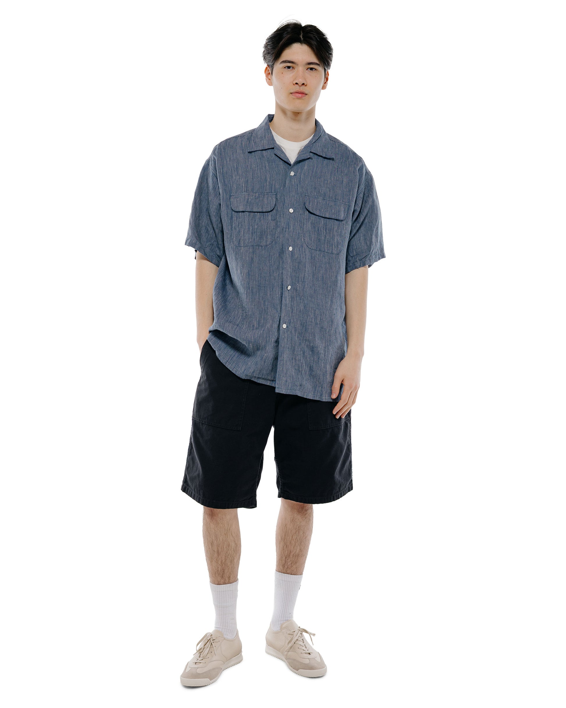 lost & found Beams Plus Beams Plus MIL Utility Shorts Reversed Sateen Black