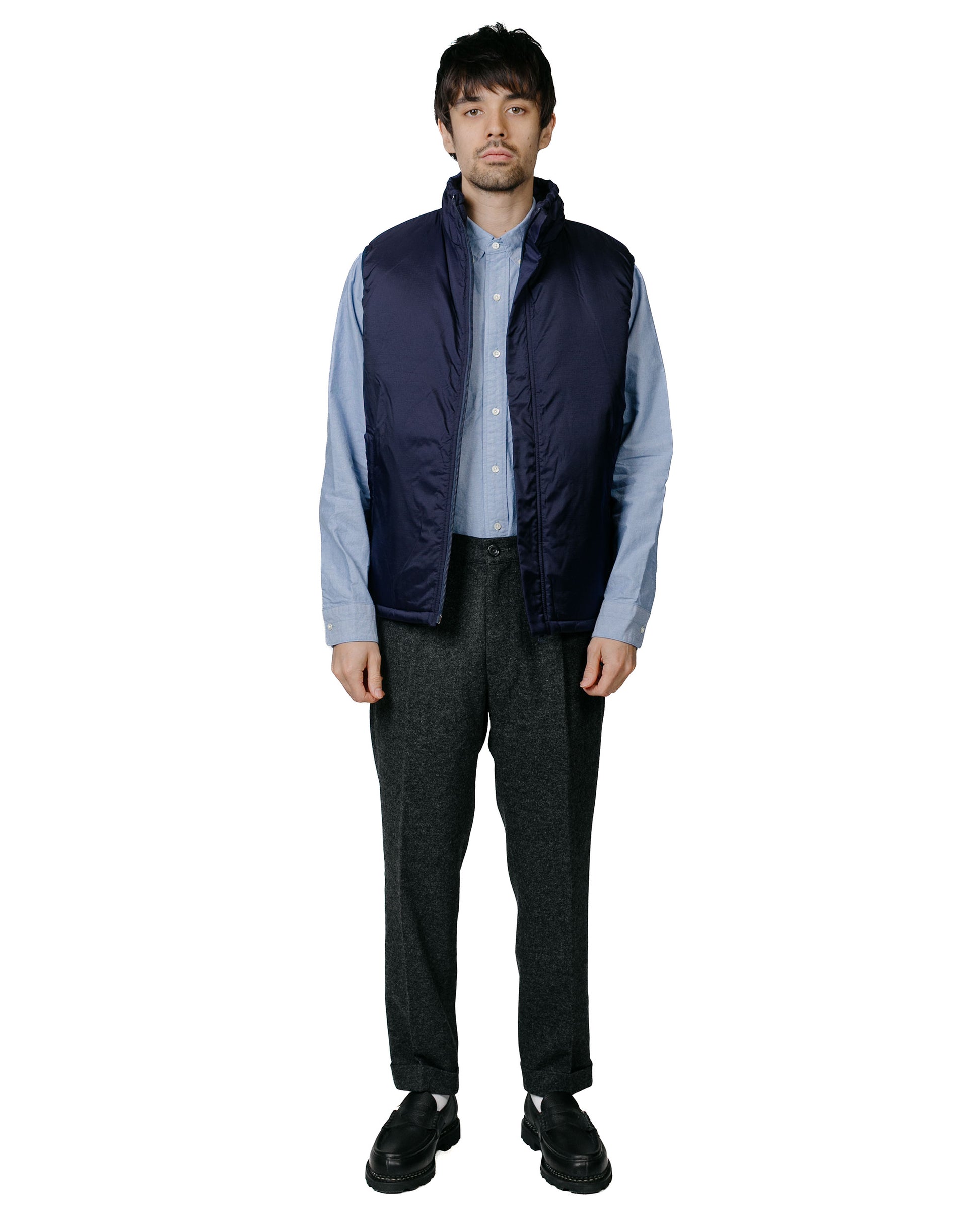 lost & found Beams Plus Beams Plus 1Pleat Wool Cashmere Grey