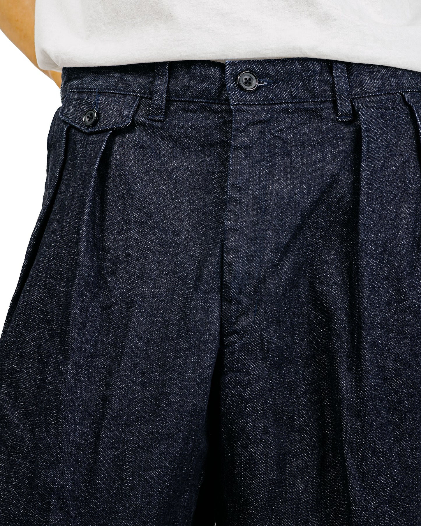 Beams Plus 2Pleats Denim Indigo