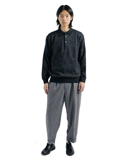Beams Plus 2Pleats Flannel Grey
