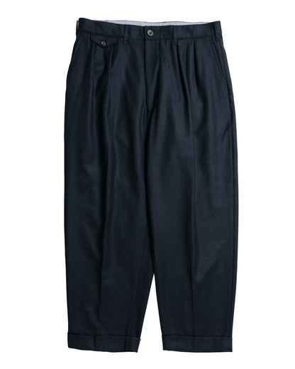 lost & found Beams Plus Beams Plus 2Pleats Flannel Navy