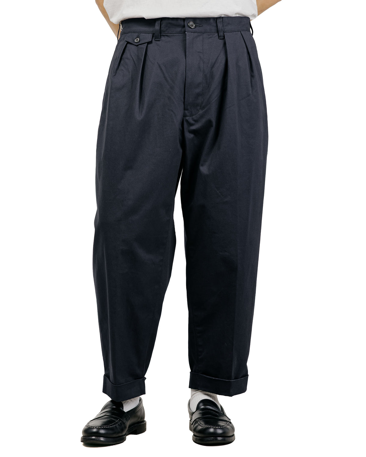 lost & found Beams Plus Beams Plus 2Pleats Twill Dark Navy