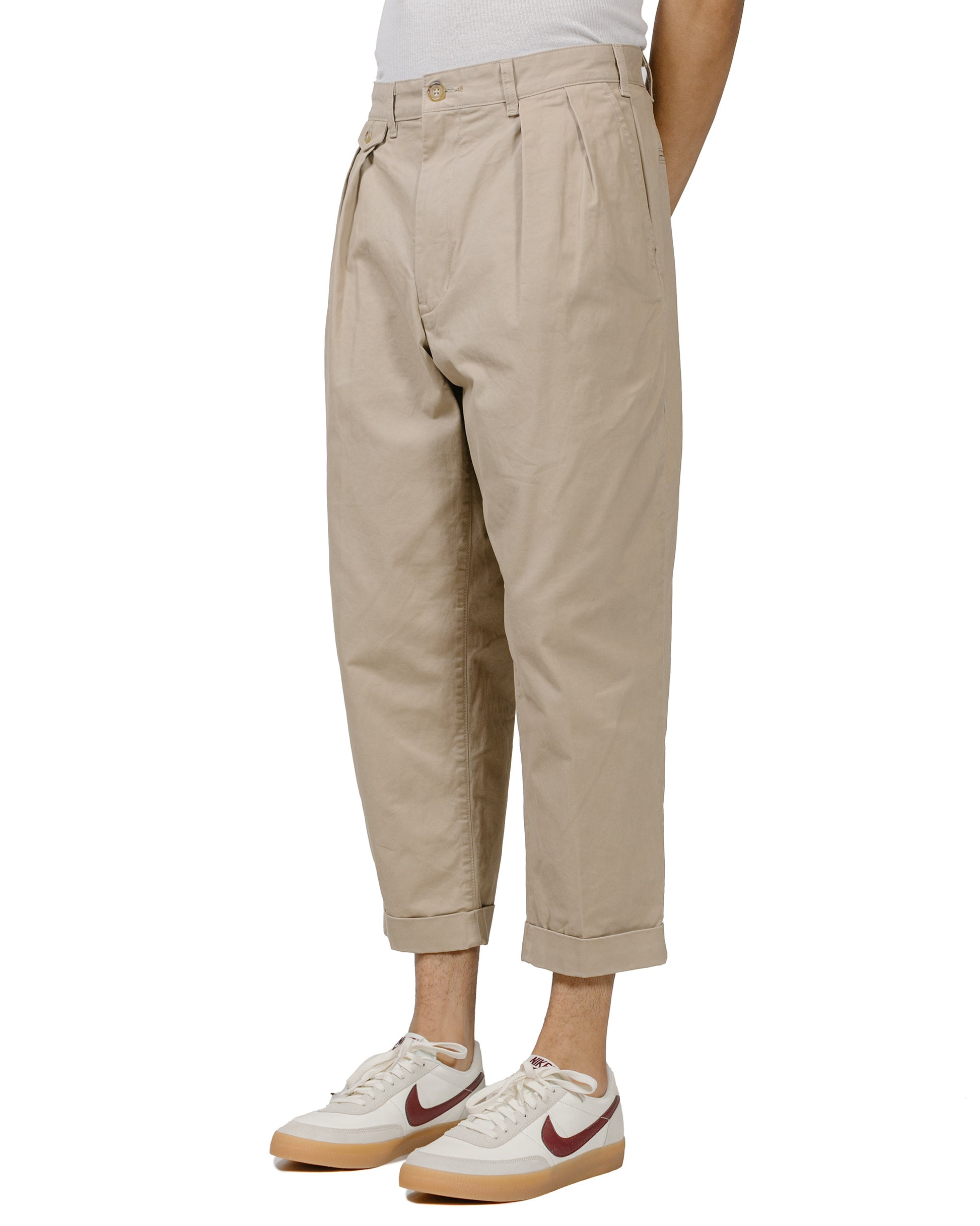 lost & found Beams Plus Beams Plus 2Pleats Twill Khaki