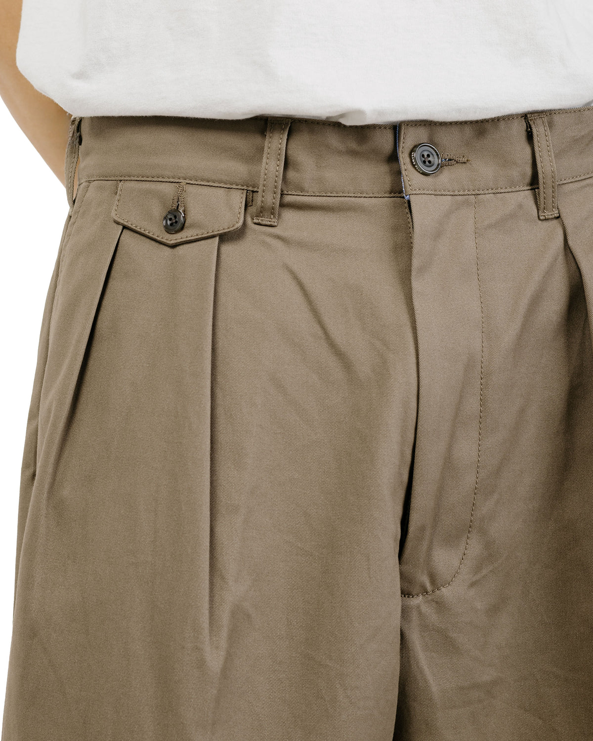 lost & found Beams Plus Beams Plus 2Pleats Twill Olive