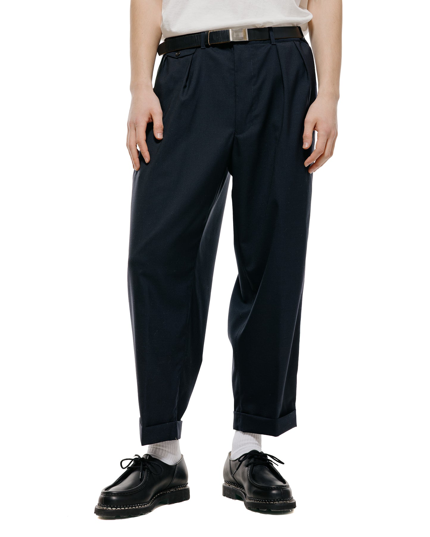 lost & found Beams Plus Beams Plus 2Pleats Wool Tropical Dark Navy