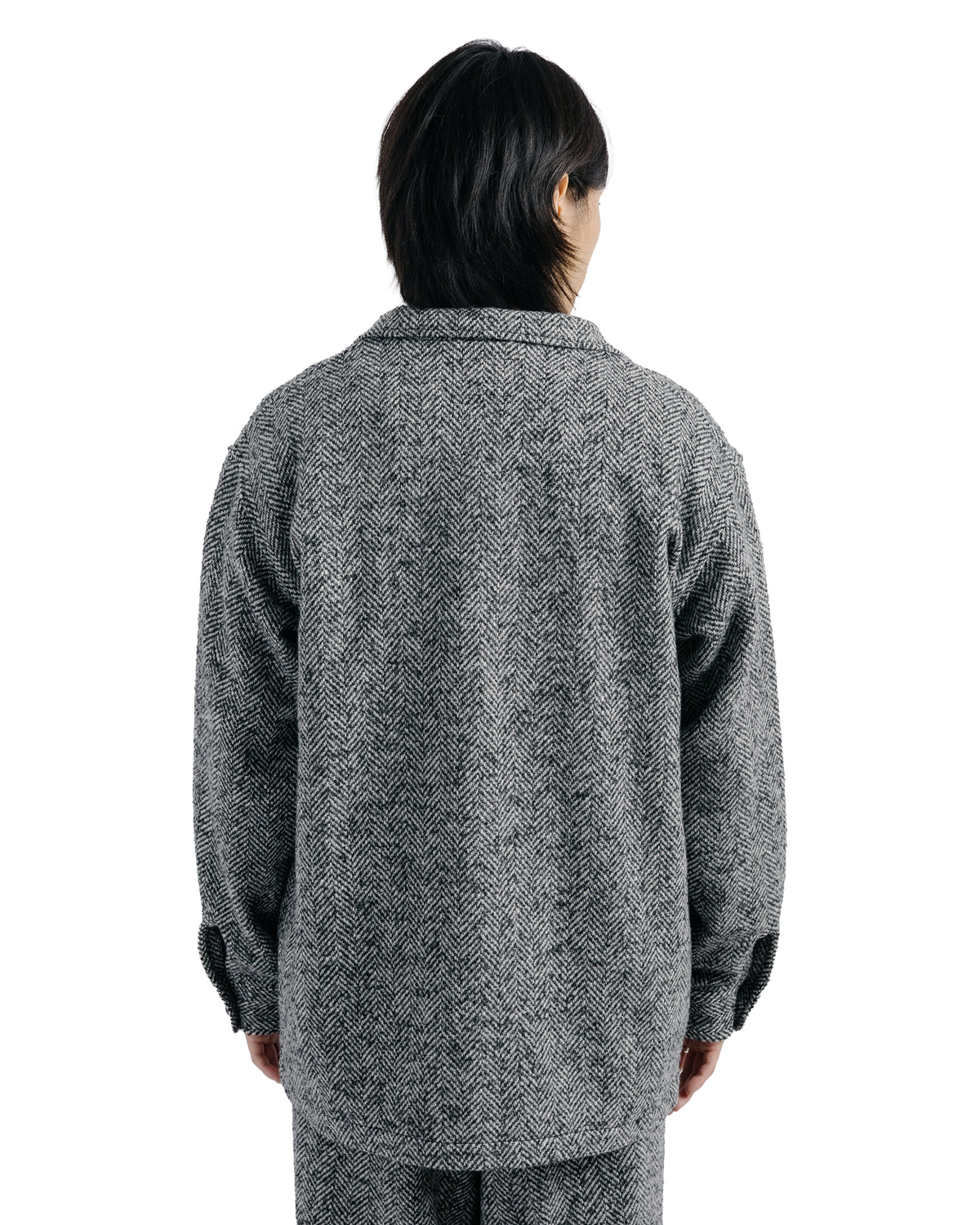 lost & found Beams Plus Beams Plus 4B Cuffs Jacket Herringbone Black
