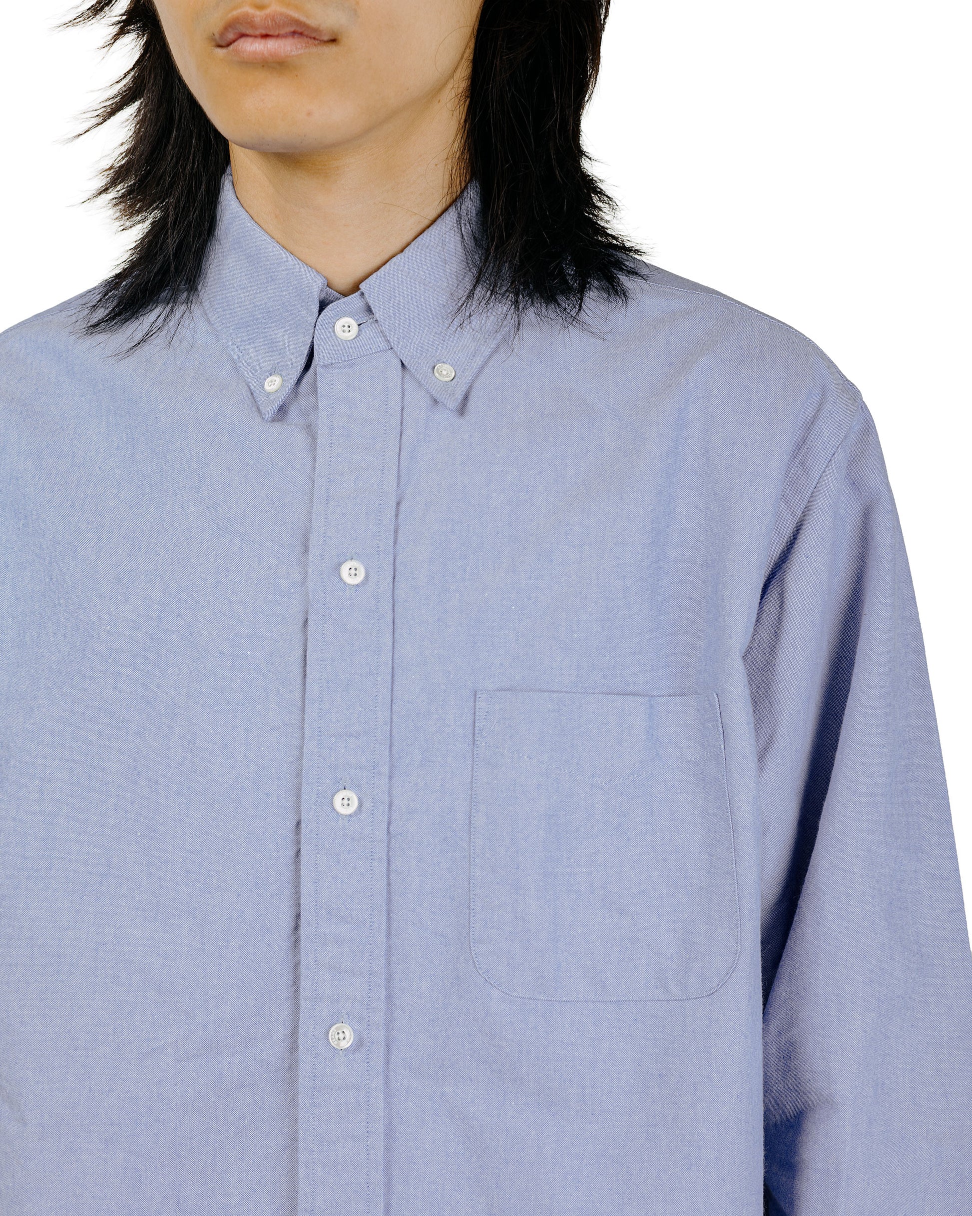 Beams Plus B.D. American Oxford Classic Fit Blue