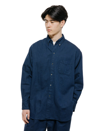 lost & found Beams Plus Beams Plus B.D. Classic Fit Oxford Indigo
