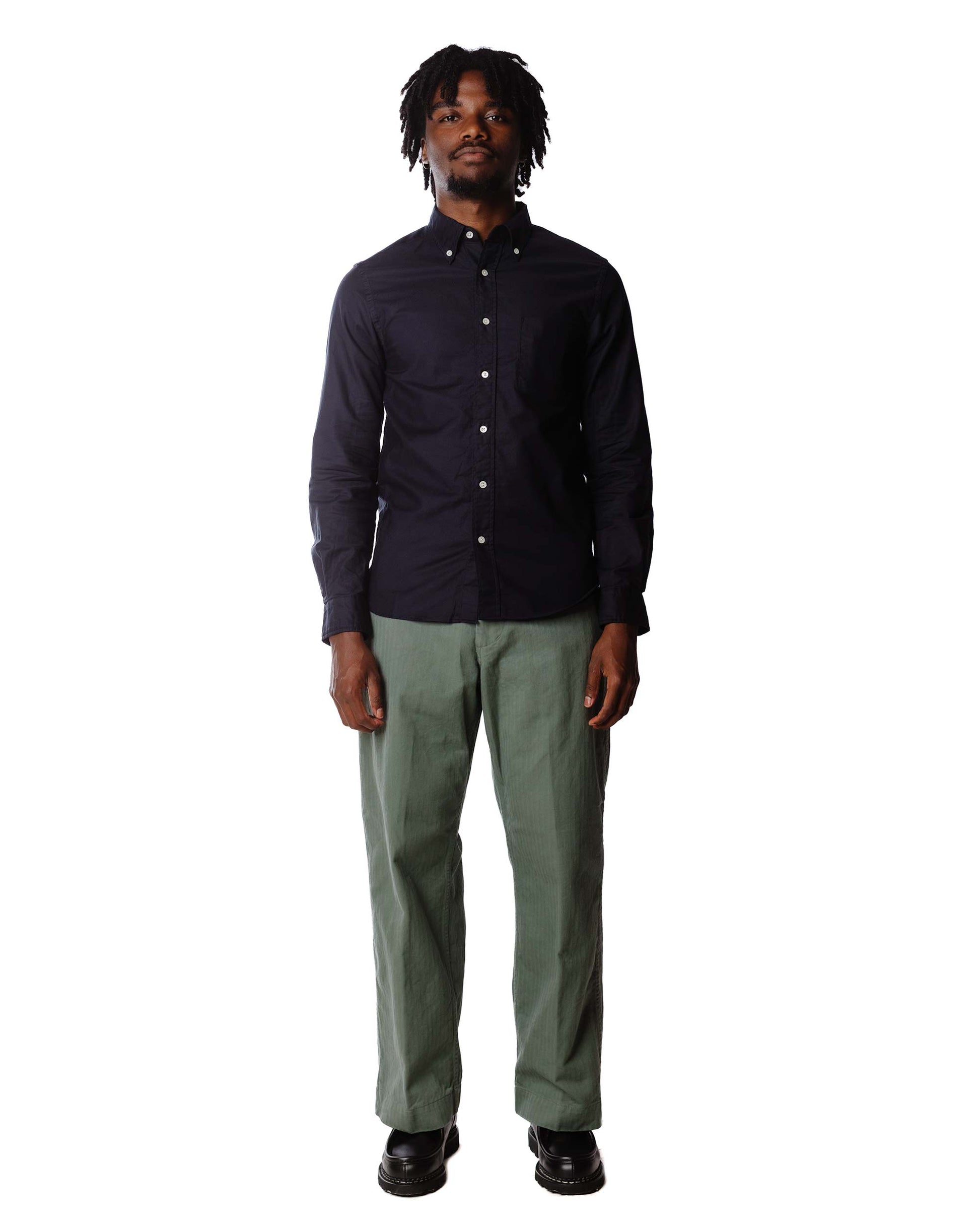 lost & found Beams Plus Beams Plus B.D. Colour Oxford Navy