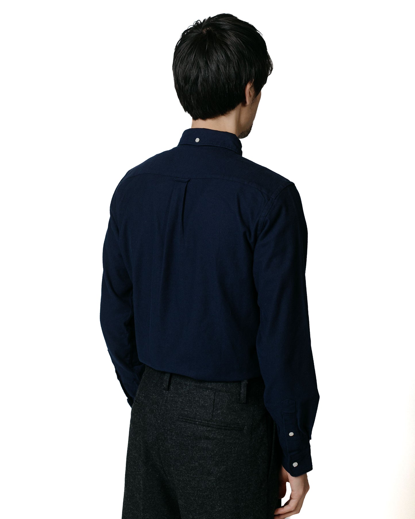 lost & found Beams Plus Beams Plus B.D. Flannel Solid Navy