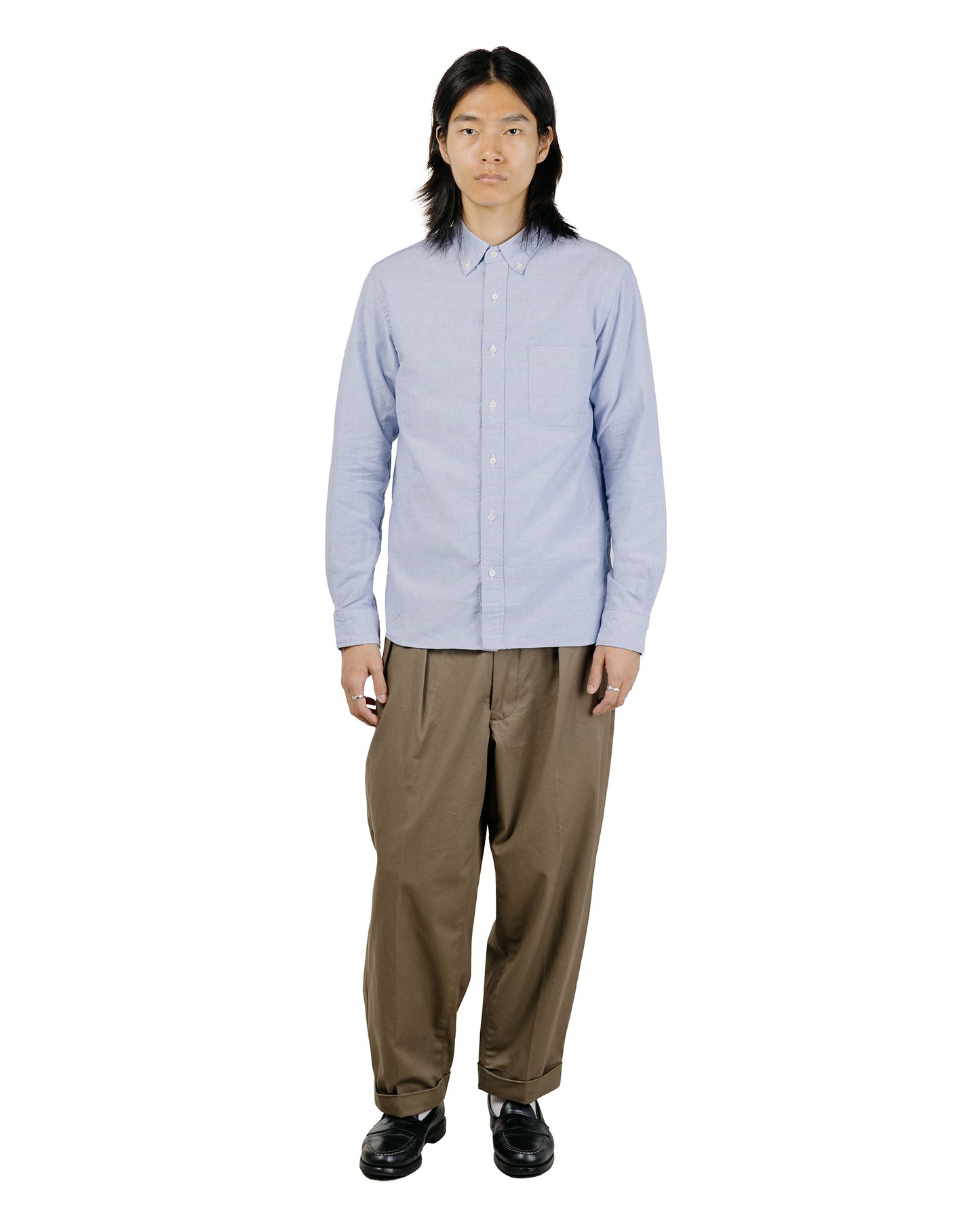 lost & found Beams Plus Beams Plus B.D. Oxford Blue