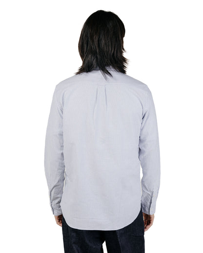 lost & found Beams Plus Beams Plus B.D. Oxford Candy Stripe Blue