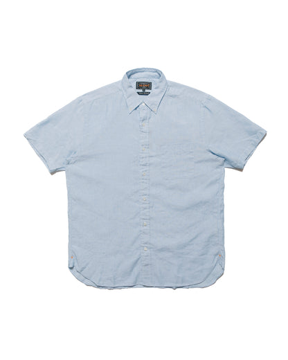 lost & found Beams Plus Beams Plus B.D. Short Sleeve COOLMAX® Linen Sax