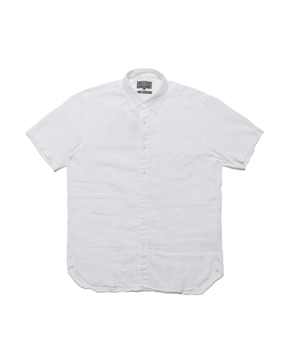 lost & found Beams Plus Beams Plus B.D. Short Sleeve COOLMAX® Linen White