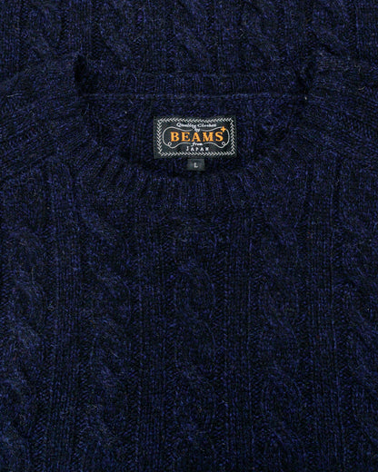 lost & found Beams Plus Beams Plus Cable Crew 5G Navy
