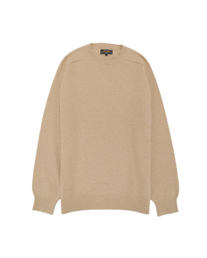 lost & found Beams Plus Beams Plus Crew 9G Beige