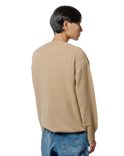 lost & found Beams Plus Beams Plus Crew 9G Beige