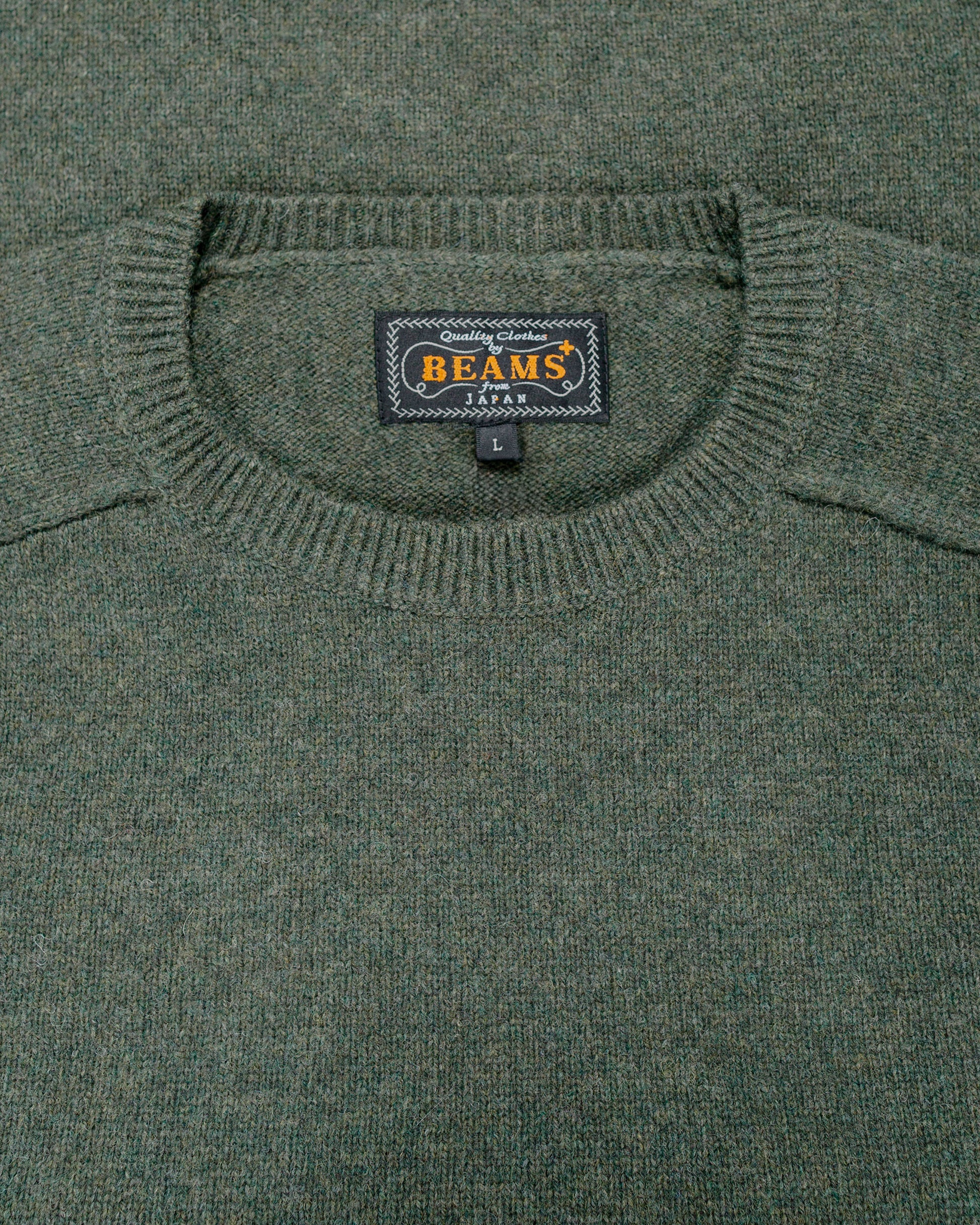 lost & found Beams Plus Beams Plus Crew 9G Green