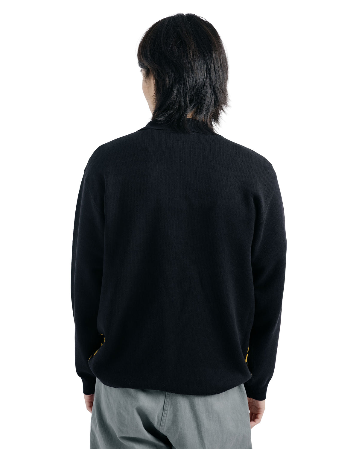 Beams Plus Half Zip Knit Polo Animal Tiger