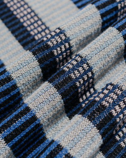 Beams Plus Half Zip Knit Polo Navy