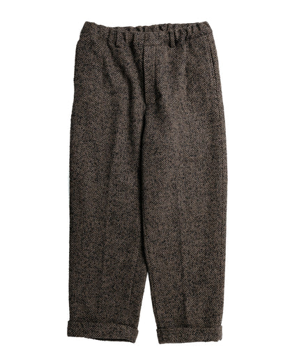 Beams Plus Ivy Lounge Trousers Herringbone Brown