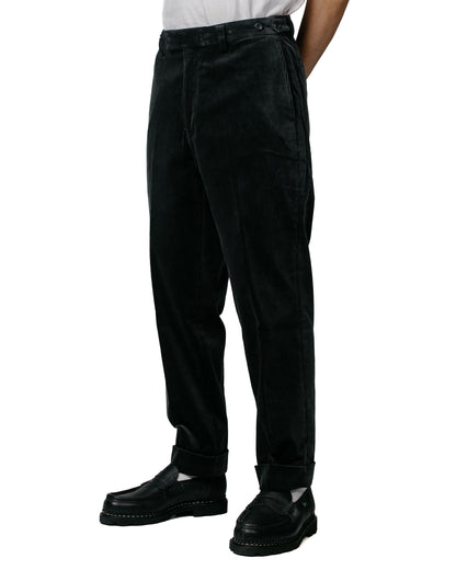 lost & found Beams Plus Beams Plus Ivy Trousers Ankle-Cut Corduroy Charcoal Grey