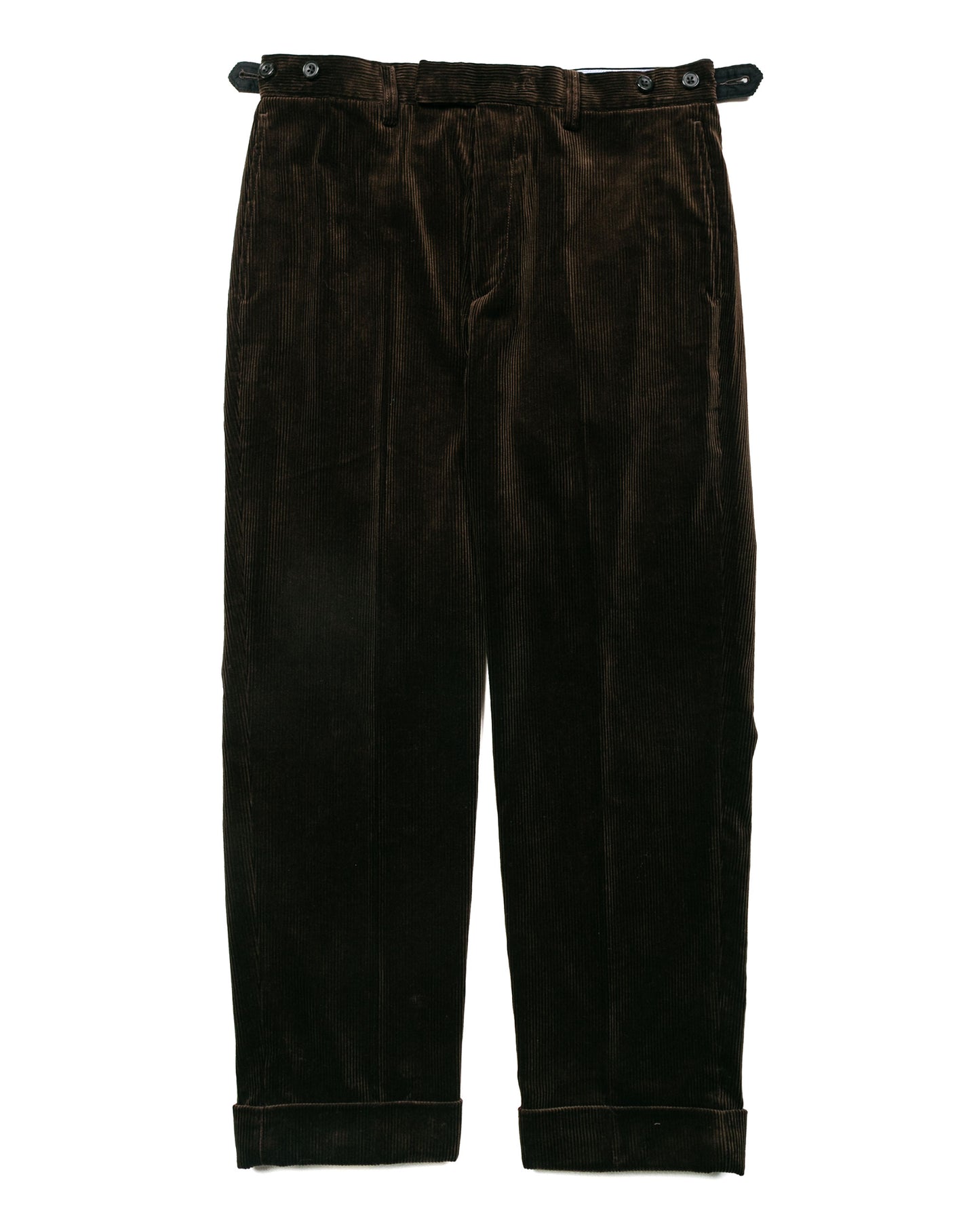 lost & found Beams Plus Beams Plus Ivy Trousers Ankle-Cut Corduroy Dark Brown