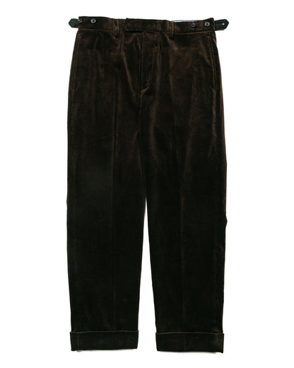 lost & found Beams Plus Beams Plus Ivy Trousers Ankle-Cut Corduroy Dark Brown