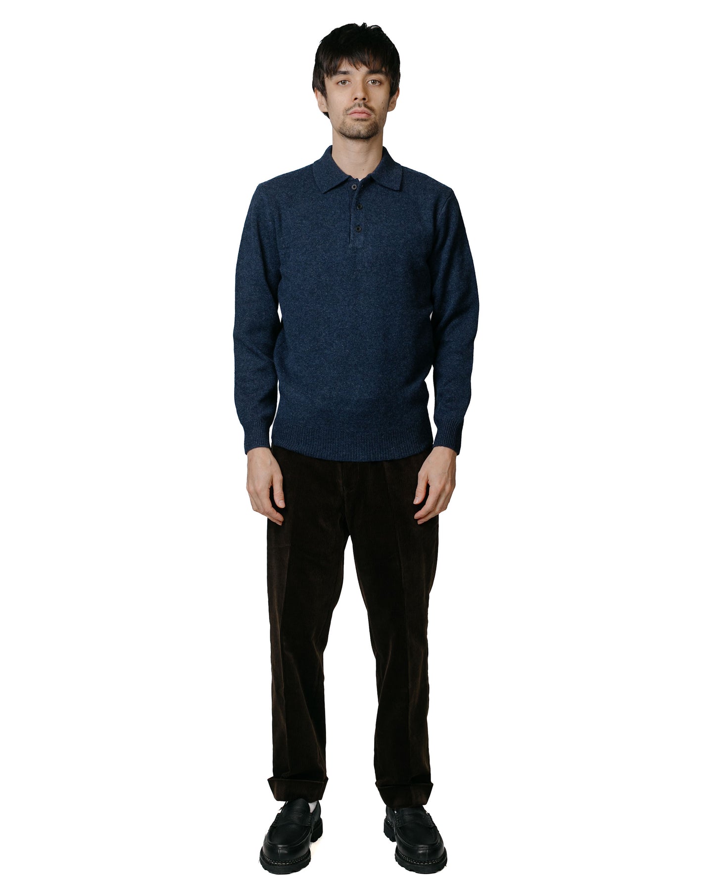 lost & found Beams Plus Beams Plus Ivy Trousers Ankle-Cut Corduroy Dark Brown
