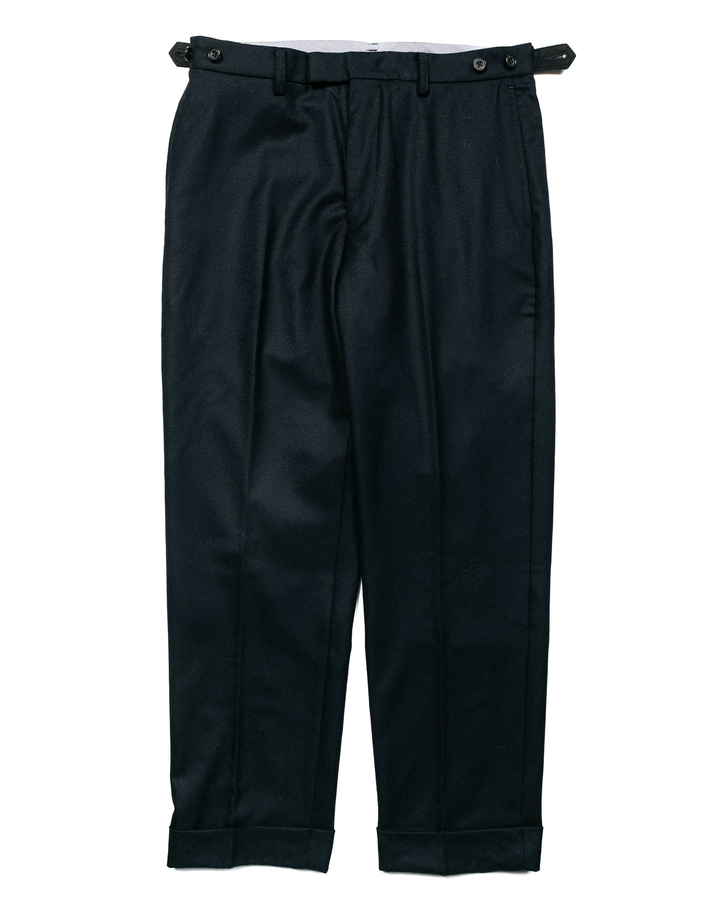 lost & found Beams Plus Beams Plus Ivy Trousers Ankle-Cut Flannel Navy