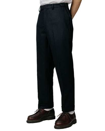 lost & found Beams Plus Beams Plus Ivy Trousers Ankle-Cut Flannel Navy