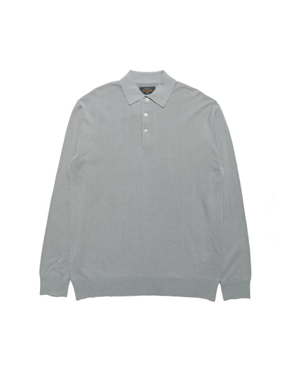 lost & found Beams Plus Beams Plus Knit Polo 12G Ice Blue