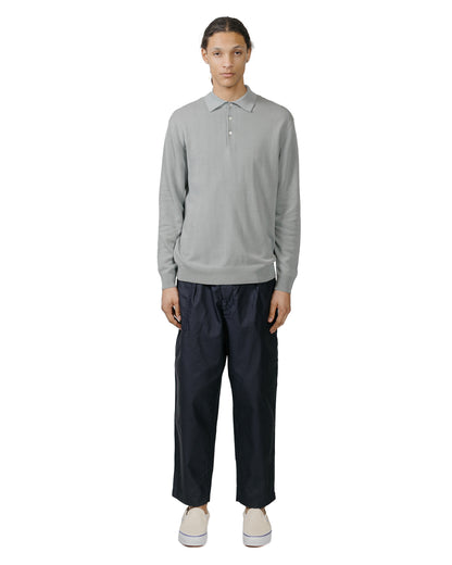 lost & found Beams Plus Beams Plus Knit Polo 12G Ice Blue