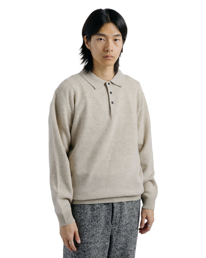 Beams Plus Knit Polo 9G Beige