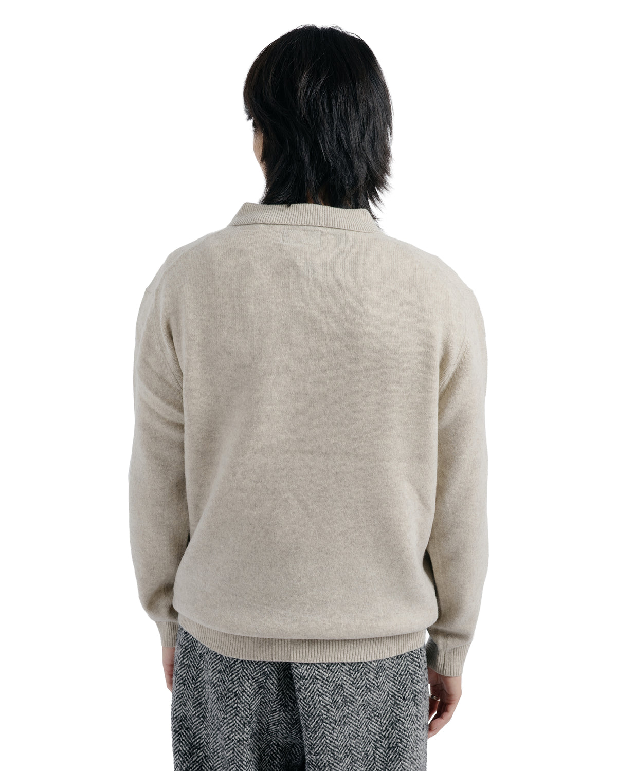 Beams Plus Knit Polo 9G Beige