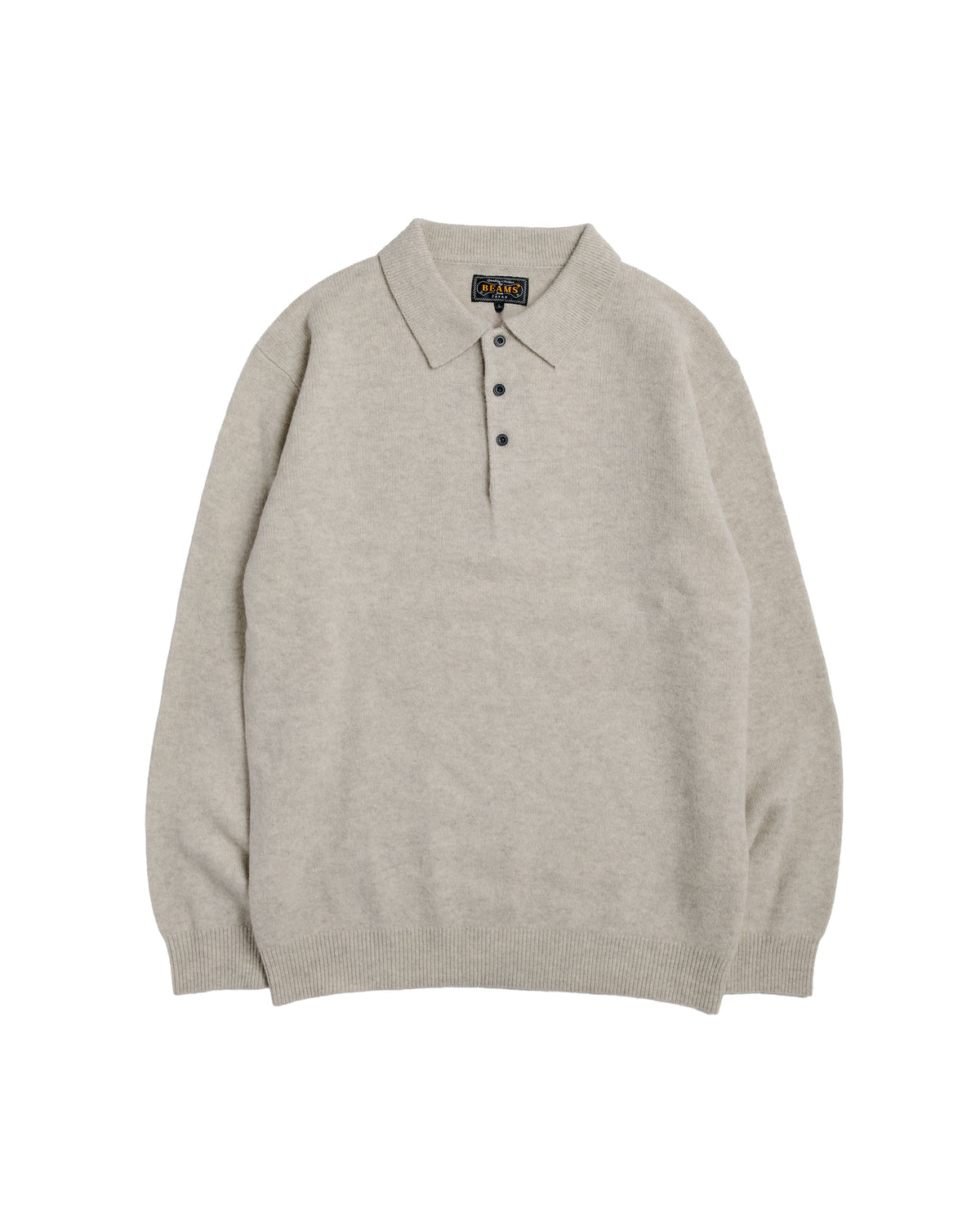 Beams Plus Knit Polo 9G Beige