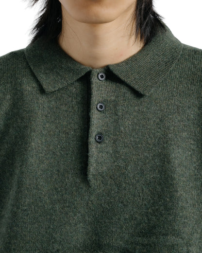 Beams Plus Knit Polo 9G Green