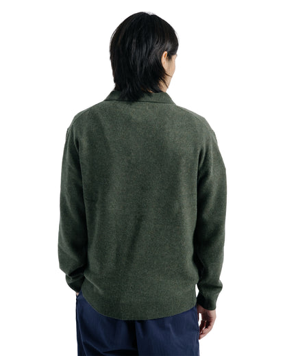 Beams Plus Knit Polo 9G Green