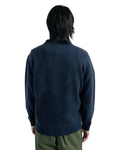 Beams Plus Knit Polo 9G Navy