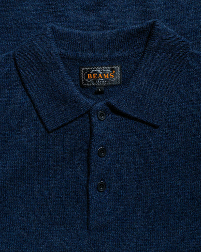 lost & found Beams Plus Beams Plus Knit Polo 9G Navy
