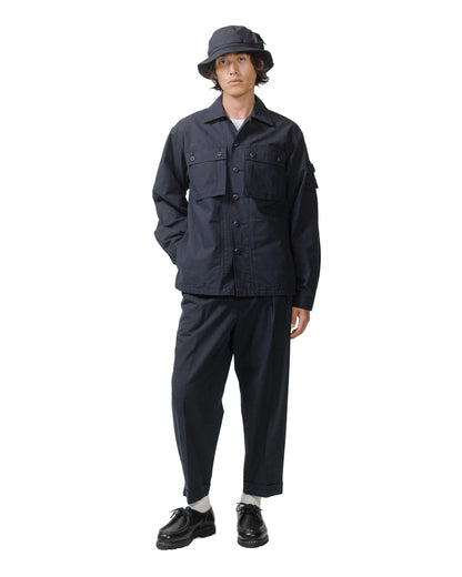 lost & found Beams Plus Beams Plus Lost & Found 2Pleats Cotton Ripstop Black