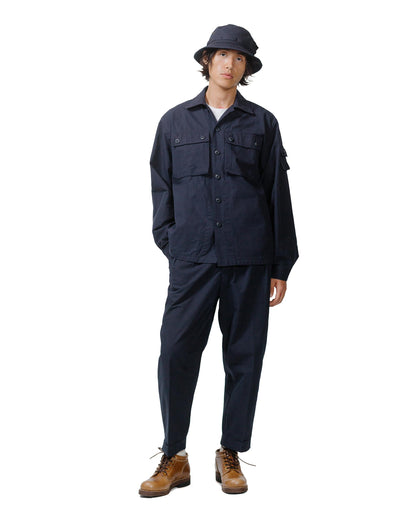 lost & found Beams Plus Beams Plus Lost & Found 2Pleats Cotton Ripstop Navy