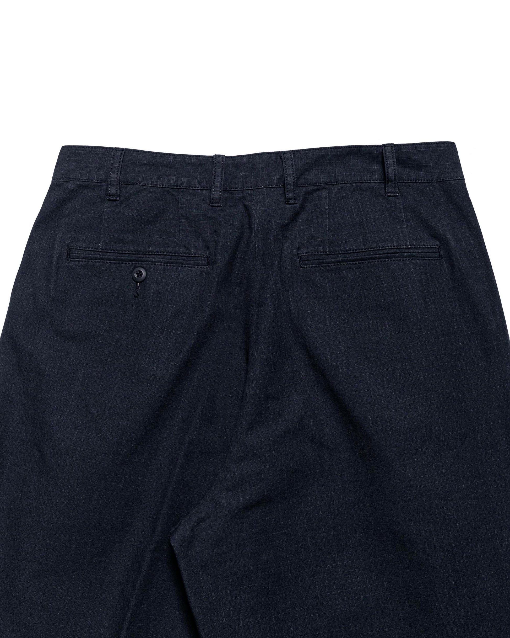 lost & found Beams Plus Beams Plus Lost & Found 2Pleats Cotton Ripstop Navy