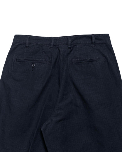 lost & found Beams Plus Beams Plus Lost & Found 2Pleats Cotton Ripstop Navy