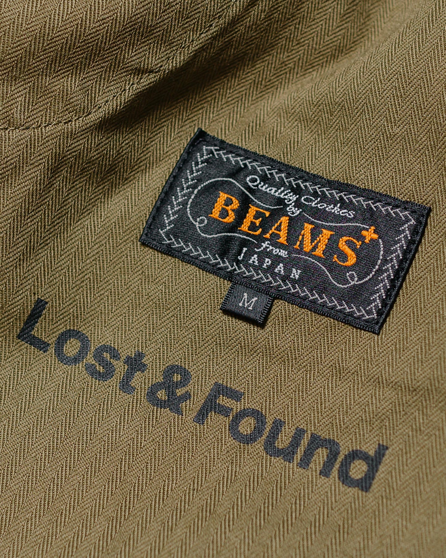 lost & found Beams Plus Beams Plus Lost & Found 2Pleats Cotton Ripstop Navy