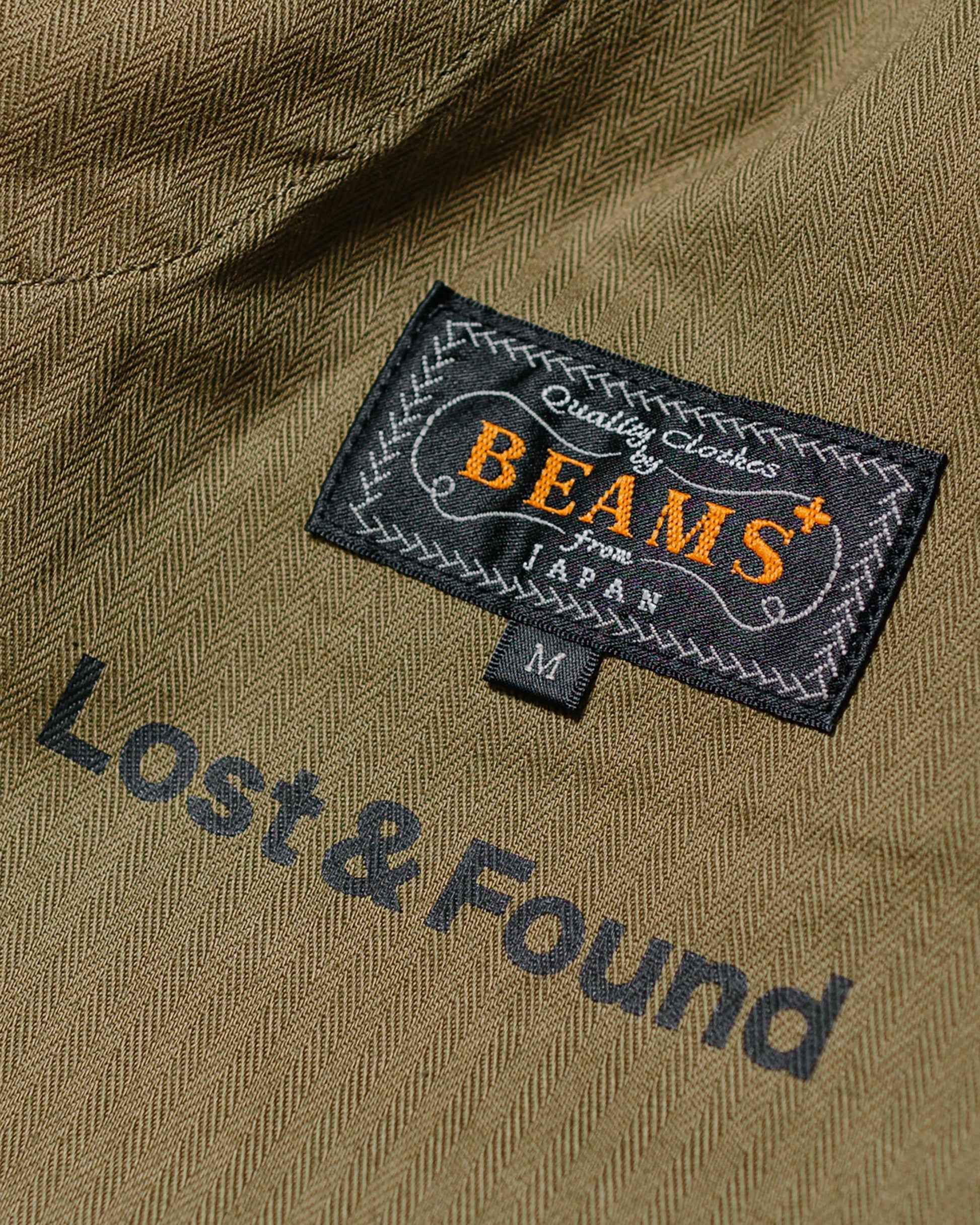 lost & found Beams Plus Beams Plus Lost & Found 2Pleats Cotton Ripstop Navy